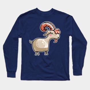 Kawaii Cute Goat Long Sleeve T-Shirt